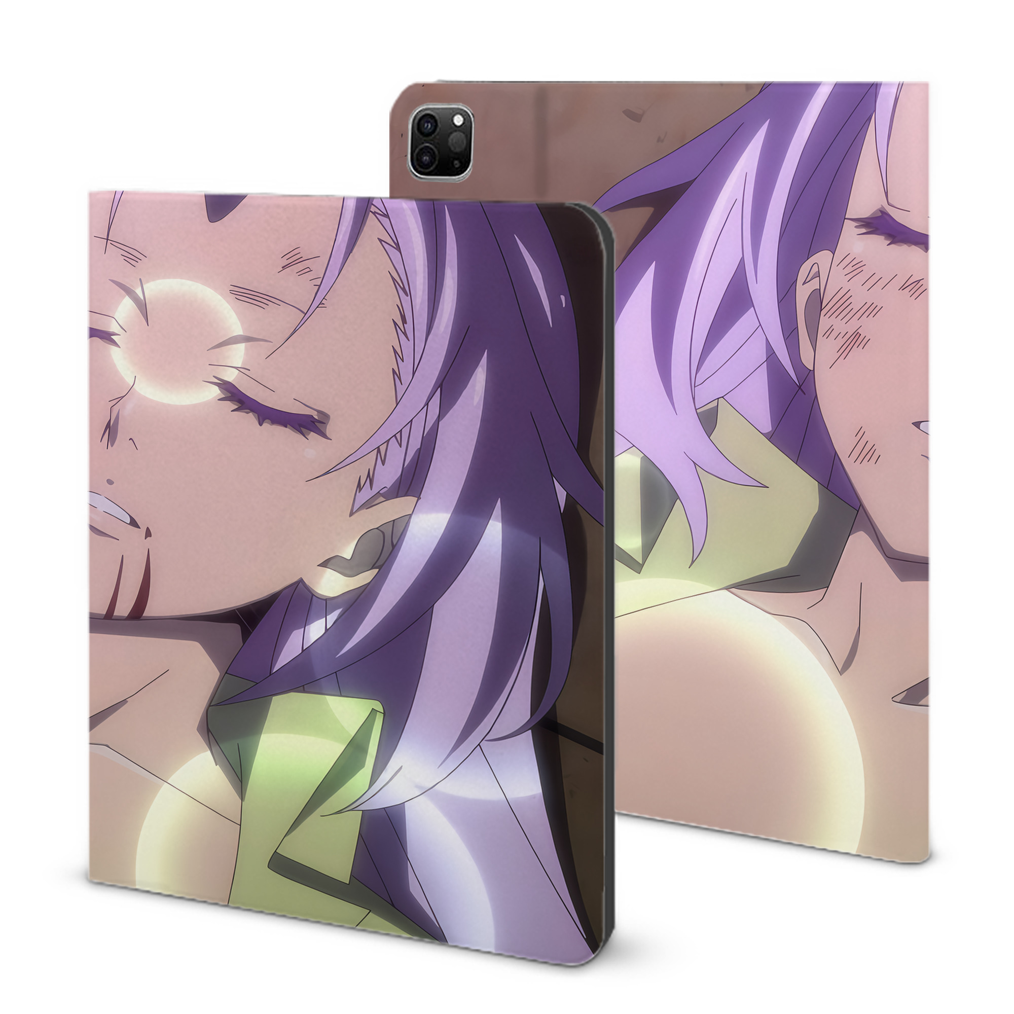 （画像用） 転スラ Regarding Reincarnated to Slime IPad ケース ブック型 PUレザー TPU 耐衝撃 軽量 薄型 ペン収納なし 全面保護 IPad 各モデル対応